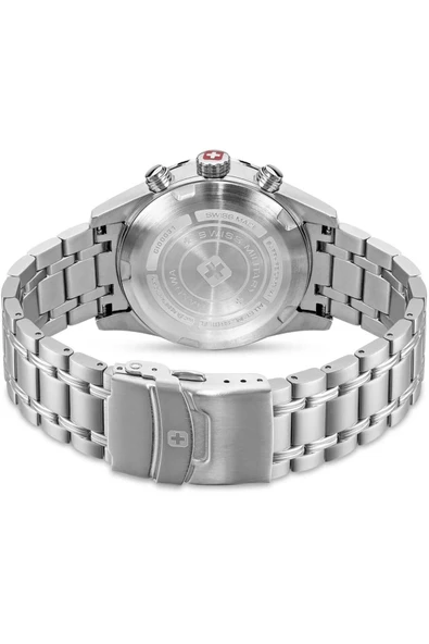 Swiss Military Smwgı0003104 Çelik Kasa & Kordon Kararma Renk Atma Yapmaz Erkek Kol Saati - Resim 3