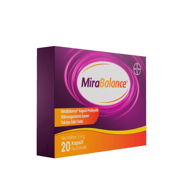 Mirabalance Probiyotik İçeren Takviye Edici Gıda 20 Kapsül - 2