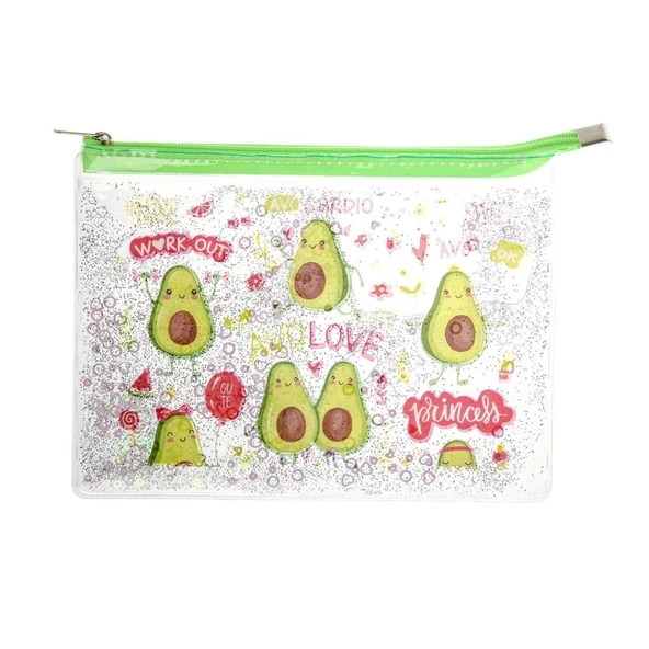 Vuki Fermuarlı Şeffaf Dosya Sulu A5 6/S VK-0072 - 3