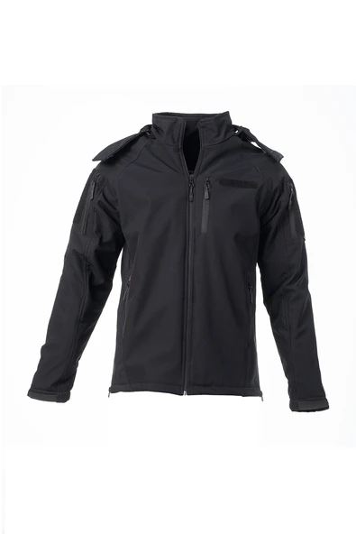 KARCAMP 331 MODEL KAMUFLAJ DOUBLE SOFTSHELL MONT (SİYAH) - 1