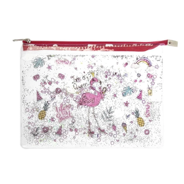 Vuki Fermuarlı Şeffaf Dosya Sulu A5 6/S VK-0072 - 7