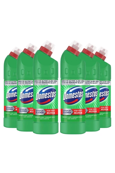 Yoğun Kıvamlı Çamaşır Suyu Dağ Esintisi Maksimum Hijyen 750 ml 6 Adet - 2