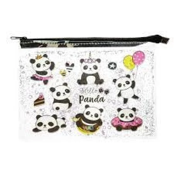 Vuki Fermuarlı Şeffaf Dosya Sulu A4 Panda VK-0073-04