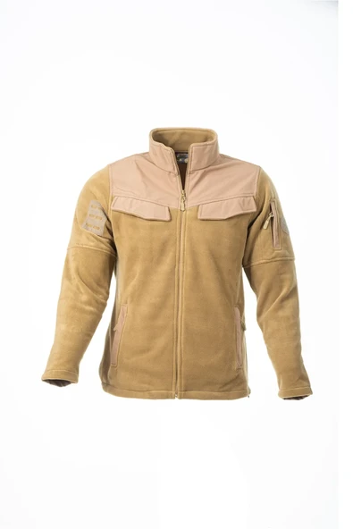 KARCAMP 301 Model Unisex Cep Kapaklı 5 Cepli Polar Mont - 1