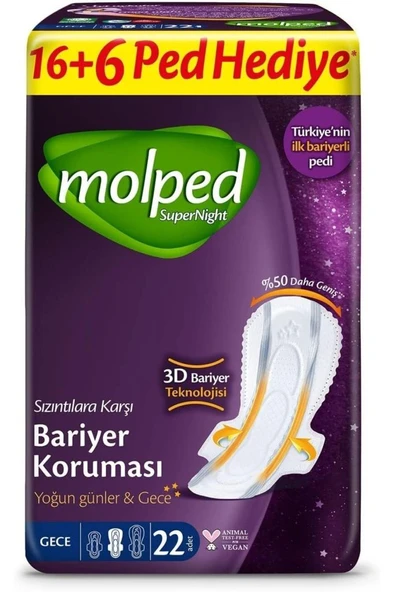 Supernight Ultra Hijyenik Ped Gece Dev Ekonomik
