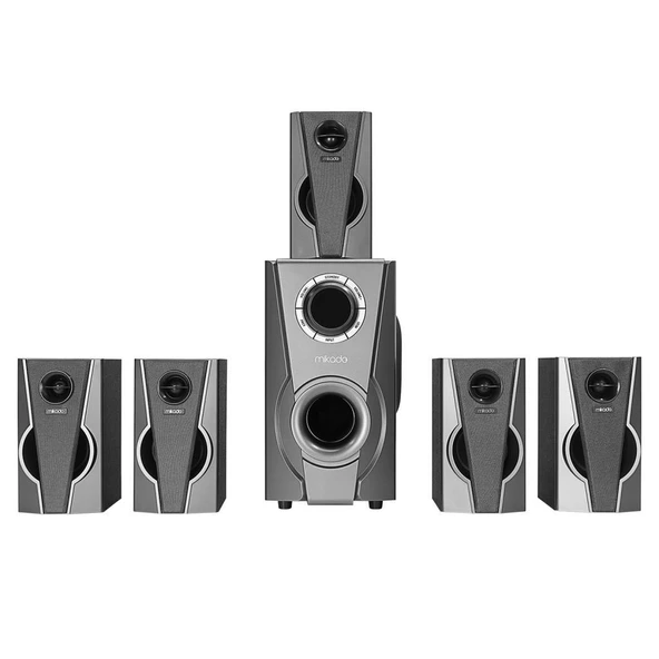 Mikado MD-672BT 5+1 Bluetooth Speaker 120W Usb+SD+FM Destekli Multimedia Mikado - 2