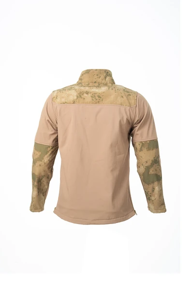 KARCAMP 301-1 Model Cep Kapaklı Unisex Softshell Polar Mont Ceket - 2