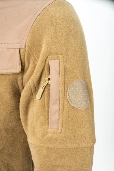 KARCAMP 301 Model Unisex Cep Kapaklı 5 Cepli Polar Mont - 5