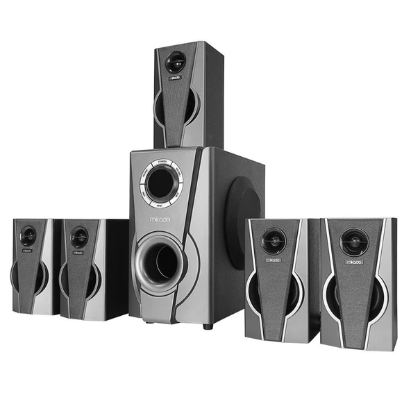 Mikado MD-672BT 5+1 Bluetooth Speaker 120W Usb+SD+FM Destekli Multimedia Mikado