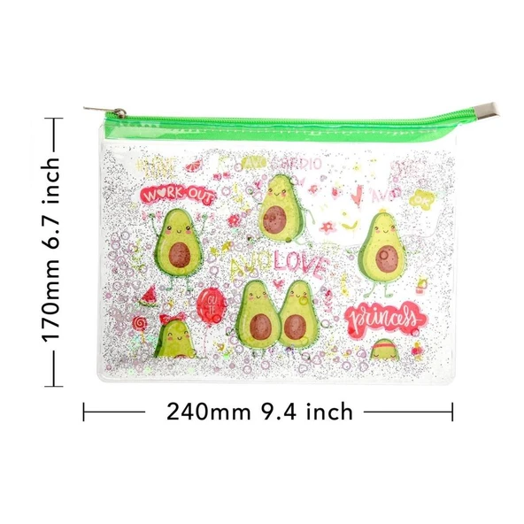 Vuki Fermuarlı Şeffaf Dosya Sulu A5 6/S VK-0072 - 4