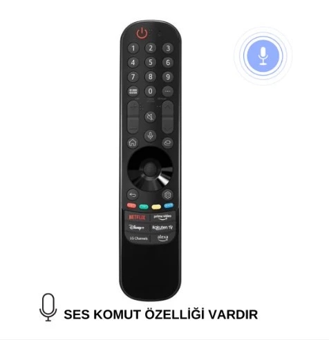 75ut80006la, 65ut80006la, 50ut80006la, 43ut80006la, 65ut73006la, 55ut73006la, 50ut73006la, 43ut73006la, 43ur74006lb, 55ur74006lb, Oled83c49la, Akb76045003,  Lg Mr24ga Kumandası ürün görseli