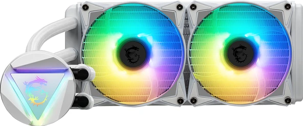 MSI MAG CORELIQUID 240R V2 WHİTE SIVI SOĞUTMA - 2