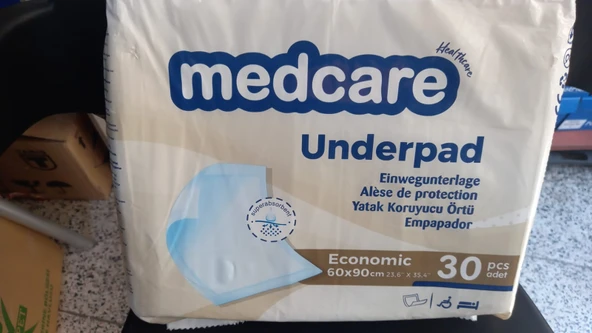 MEDCARE YATAK KORUCU 60X90 CM 180 ADET ürün görseli
