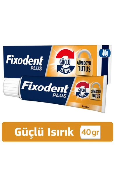Plus Güçlü Isırık Diş Protezi Yapıştırıcı Krem 40G