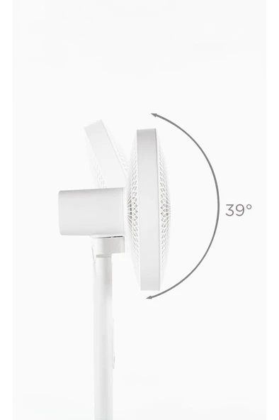 Torima SF-02 Beyaz Ayaklı 16'' İnc 60W 3 Kademe 7 Pervaneli Kumandalı Diğital Ekranlı Vantilatör Fan - 4
