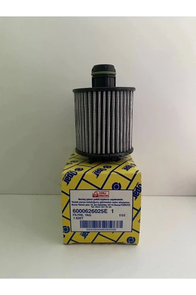6000626025e Yağ Filtresi 1,3 Euro6 Egea Doblo Fiorino Uyumlu - 2