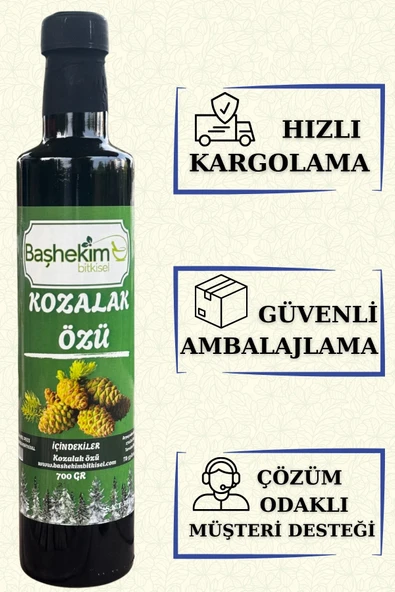 Kozalak Özü 700 Gr Soğuk Press Yerli Kozalak Katkısız Saf Isıl İşlem Görmemiş - Resim 2
