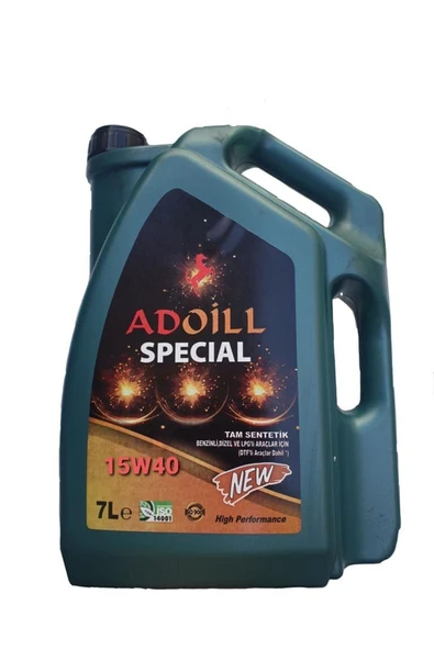 Adoil ADOİL SPECİAL 15W40 7LT MOTOR YAĞ BENZN.DZL.2025 ÜRETİM ürün görseli 1