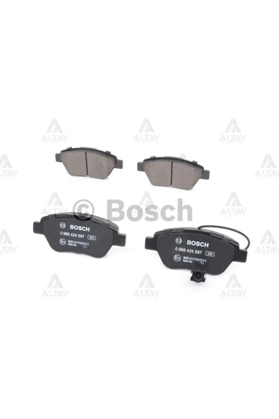 Bosch Fren Balata Fıat Lınea / Doblo / Bravo Iı / Opel Combo D (BÜYÜK TIP) Ön Tek Fışlı Bsh-0986424597 - 1