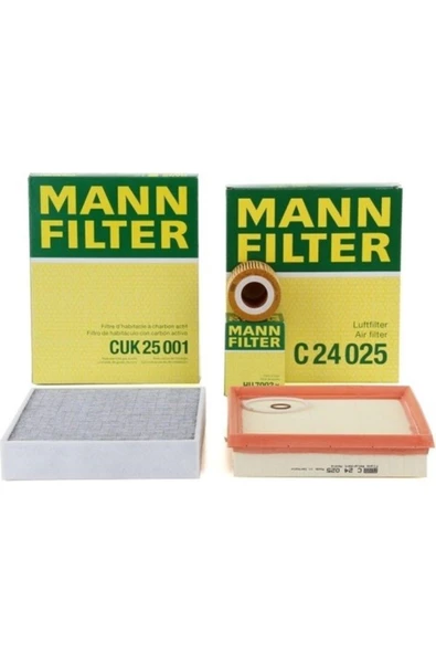 Mann Fılter Mann Bmw F30 Kasa (316I) Periyodik Bakım Filtre Seti ürün görseli