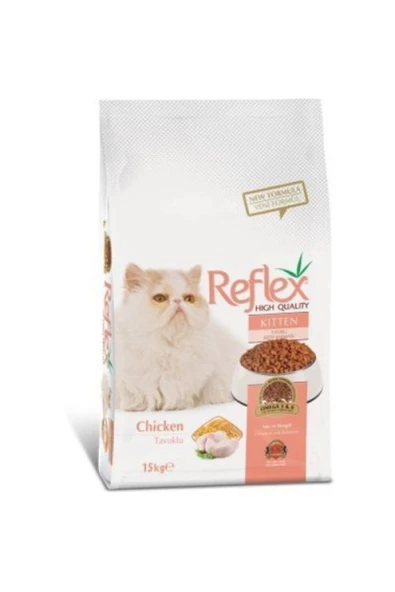 Reflex Tavuklu Yavru Kedi Maması 15 Kg