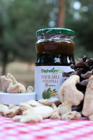 Zencefilli Kozalaklı Özel Karışım Bitkisel Macun 420 gr - Resim 2