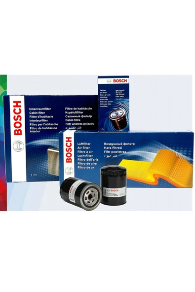 Bosch Hyundai I20 Uyumlu 1.4 Filtre Bakım Seti 2015-2018 3lü Set ürün görseli