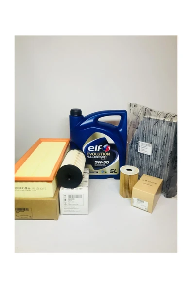 ELF VOLKSWAGEN JETTA 1.6 TDİ FİLTRE SETİ ELF 5W30 MOTOR YAĞI 2011 VE SONRASI ürün görseli