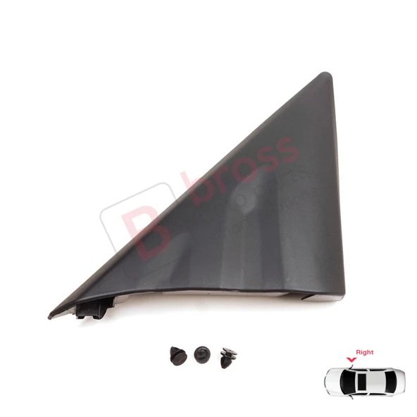 Ford Transit MK8 T18 V363 2013-2024 2016818 için Sağ Yan Ayna Kapı Köşe Üçgen Plastiği Bakaliti ürün görseli 1