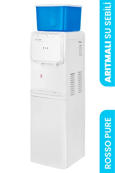 Awox Rosso Pure SS505 Arıtmalı Su Sebili Sıcak Soğuk Dolapsız - 2
