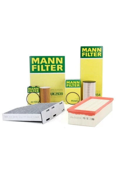 Mann Fılter Skoda Octavia 1.6 Tdı Dizel Mann Filtre Bakım Seti (2010-2013) Cay