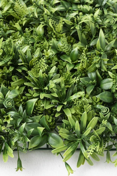 Güleç Yapay Çiçek Yapay Duvar Paneli Aranjman Uv Korumalı 50*50 - 5