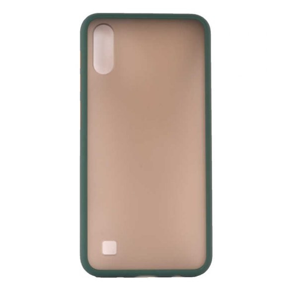 Galaxy A10 Kılıf Zore Fri Mat Yüzey Renkli Kenar Kılıf - 6