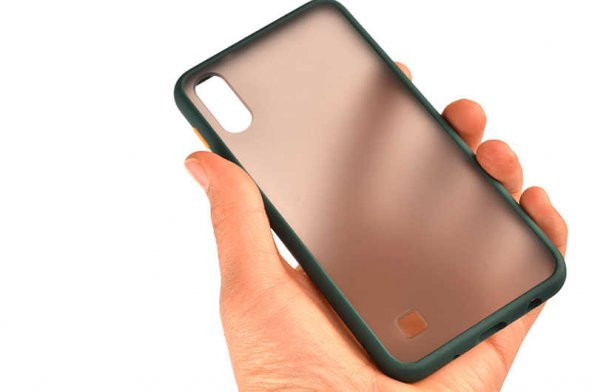 Galaxy A10 Kılıf Zore Fri Mat Yüzey Renkli Kenar Kılıf - 8