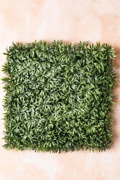 Güleç Yapay Çiçek Yapay Duvar Paneli Uv Korumalı Defne Yaprağı 50*50 - Resim 2