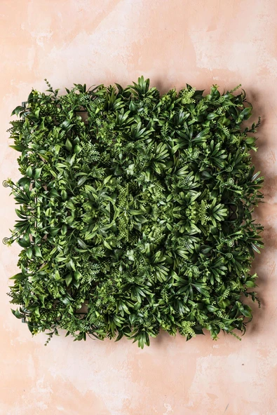 Güleç Yapay Çiçek Yapay Duvar Paneli Aranjman Uv Korumalı 50*50 - 2