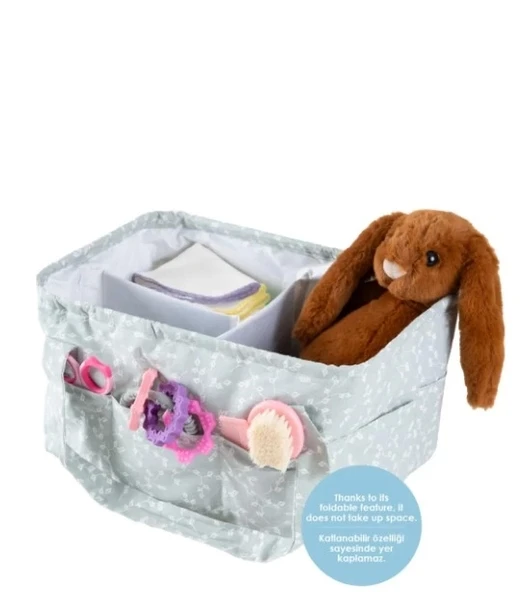 Babyjem Katlamalı Anne & Bebek Organizer 795 Yeşil Çiçek