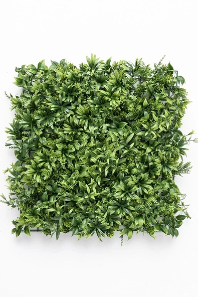 Güleç Yapay Çiçek Yapay Duvar Paneli Aranjman Uv Korumalı 50*50