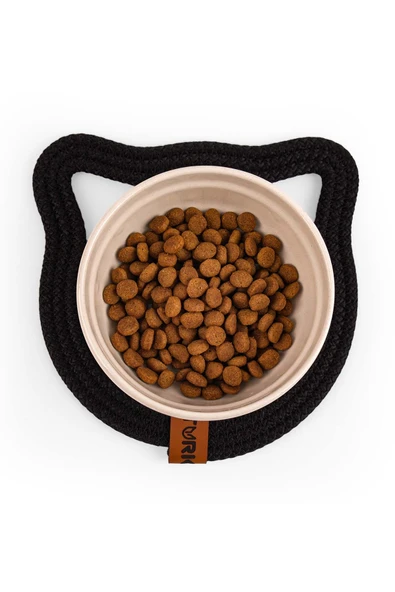 Küçük Boy Yuvarlak Jüt Kedi Köpek Mama Paspası, Hasır Evcil Hayvan Matı, Çok Amaçlı Altlık 17*17 cm - 10