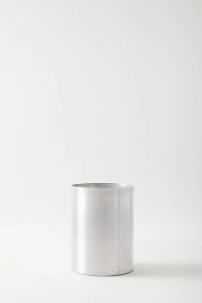 Güleç Yapay Çiçek Metal Saksı 30*40