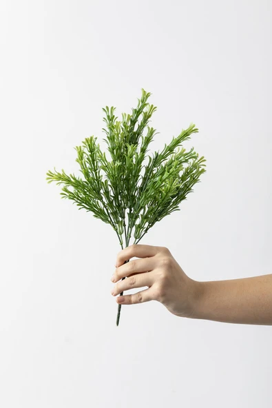 Güleç Yapay Çiçek Yapay Latus Demeti Yeşil 35 Cm 5 Dal(Uv) ürün görseli