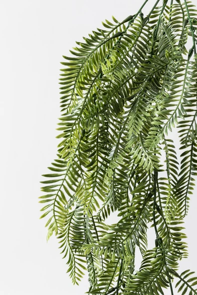 Güleç Yapay Çiçek Yapay Eğrelti Sarmaşık Uv Korumalı 75 Cm 5 Dal - Resim 4