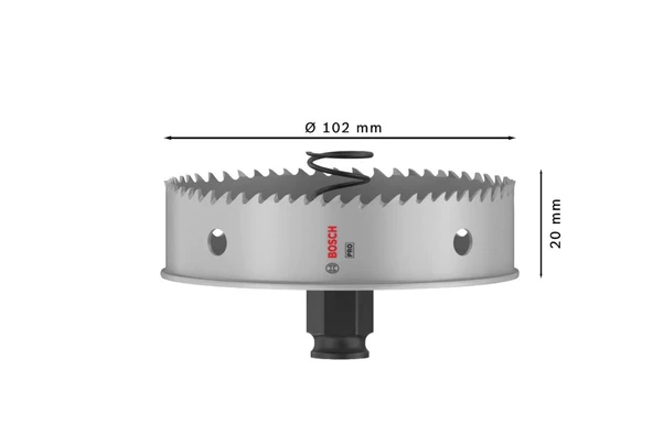 BOSCH PRO MM PC-PLUS DELIK ACMA TEST.102 MM - 3