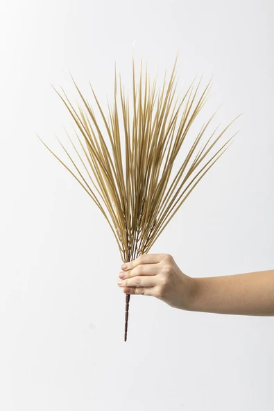 Güleç Yapay Çiçek Yapay Saz Demeti Gold 50 Cm 7 Dal(Uv) ürün görseli