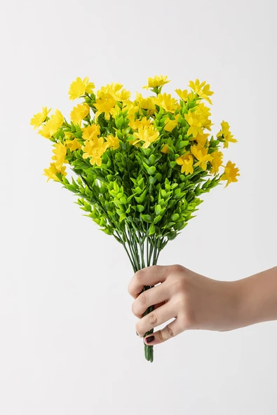 Yapay Papatya Demeti 35 Cm 5 Dal - Resim 4