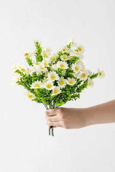 Yapay Papatya Demeti 35 Cm 5 Dal - Resim 9