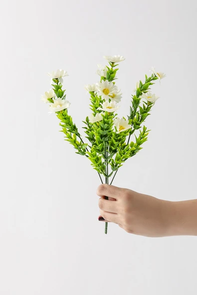 Yapay Papatya Demeti 35 Cm 5 Dal - Resim 6