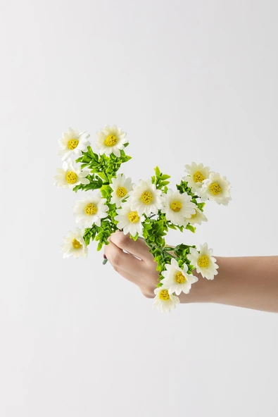 Yapay Papatya Demeti 35 Cm 5 Dal - Resim 8