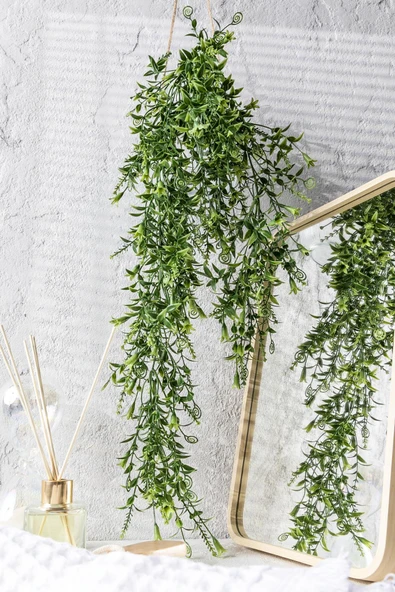 Güleç Yapay Çiçek Yapay Sarmaşık Uv Korumalı Küpe 80 Cm 5 Dal - 2