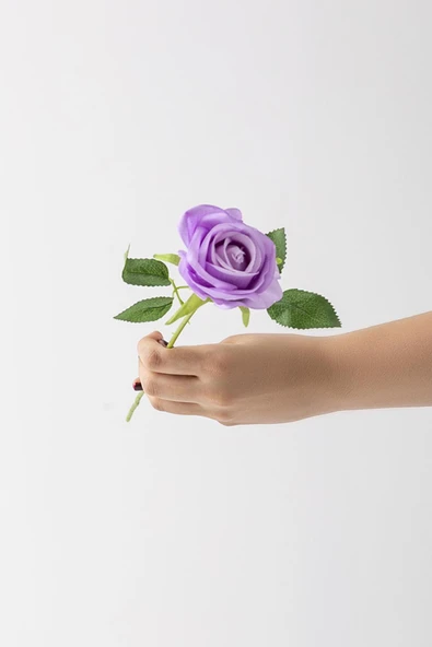 Yapay Kadife Gül Kırmızı 50 Cm - 2